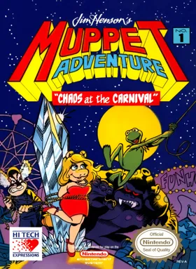 Muppet Adventure - Chaos at the Carnival (USA) box cover front